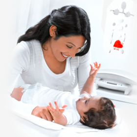 Seca 354 2-in-1 mobile baby scale and flat scale for toddlers