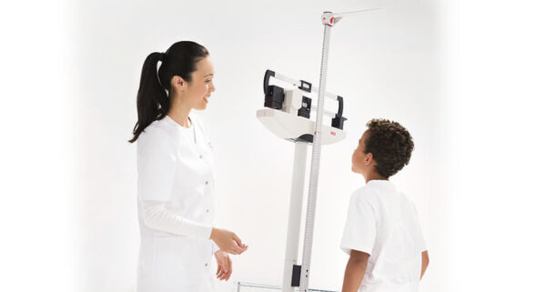 Seca 700 Mechanical column scale with eye-level beam and height rod, lbs/kg