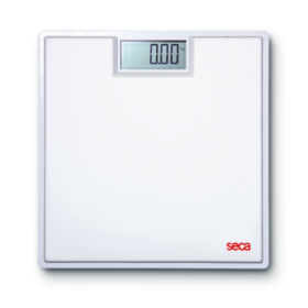 Seca 803 Digital flat scale with high-quality two-component rubber surface, black