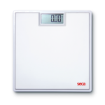 Seca 803 Digital flat scale with high-quality two-component rubber surface, white-2