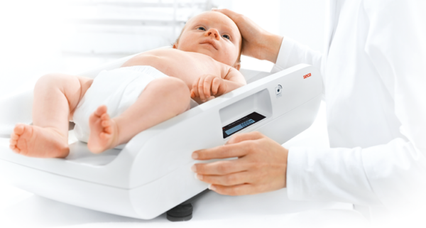 Seca 727 EMR-validated baby scale with fine graduation